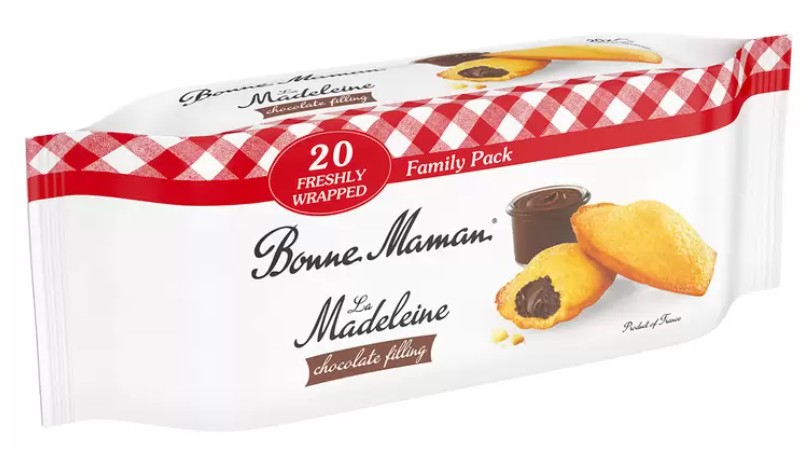 Bonne Maman Chocolate Filled Madeleines, 600g
